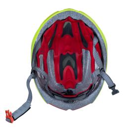 Force REX fluo-červená cyklistická přilba