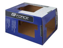 Force ROAD černo-červeno-bílá cyklistická přilba