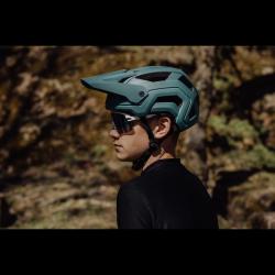 Force TRAIL MTB petrolejová cyklistická přilba