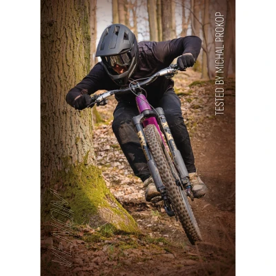 Force Přilba VENOM downhill, petrolejová