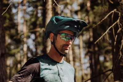 Force Přilba VENOM downhill, petrolejová