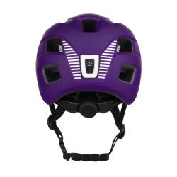 Force ZEBU s blikačkou fialová dětská cyklistická přilba