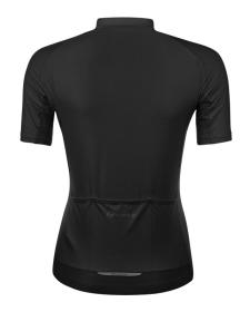 Force PURE černý dámský cyklistický dres + Force MINI černo-růžové cyklokraťasy