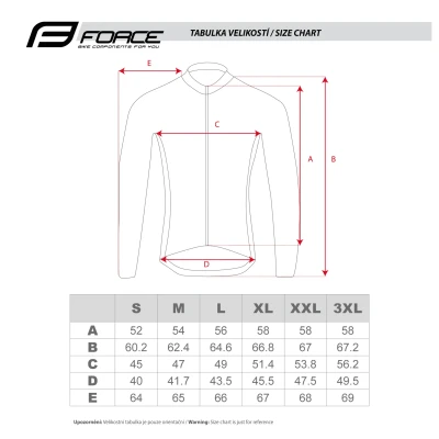 Force PURE černý pánský cyklistický dres - dlouhý rukáv POUZE M (VÝPRODEJ)