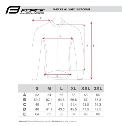 Force PURE červený cyklodres - dlouhý rukáv + Force STRIPE černo-červené cyklokraťasy
