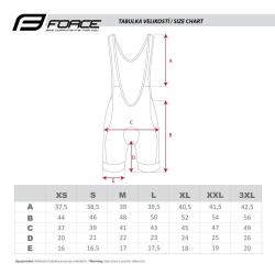 Force PURE červený cyklodres - dlouhý rukáv + Force STRIPE černo-červené cyklokraťasy