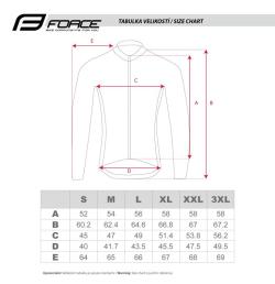 Force PURE červený pánský cyklodres - dlouhý rukáv POUZE L (VÝPRODEJ)