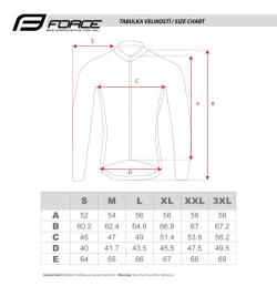 Force PURE červený pánsky cyklodres - dlhý rukáv IBA L (VÝPREDAJ)