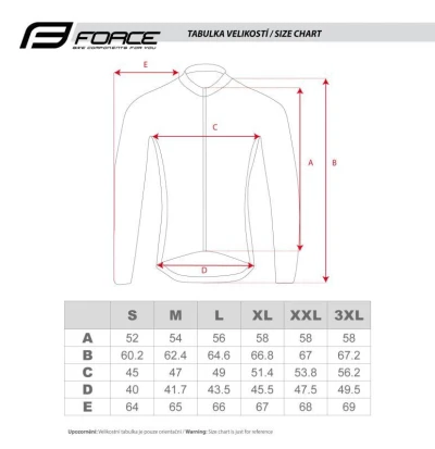 Force PURE červený pánsky cyklodres - dlhý rukáv IBA L (VÝPREDAJ)