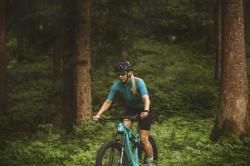 Force PURE LADY petrolejový dámský cyklodres - kr. rukáv POUZE M (VÝPRODEJ)