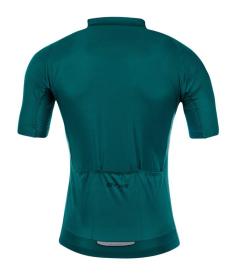Force PURE petrolejový cyklodres - kr. rukáv + Force B21 EASY černé cyklokraťasy