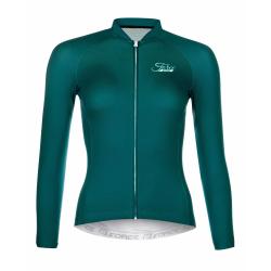 Force PURE UNI petrolejový dres - dlouhý rukáv