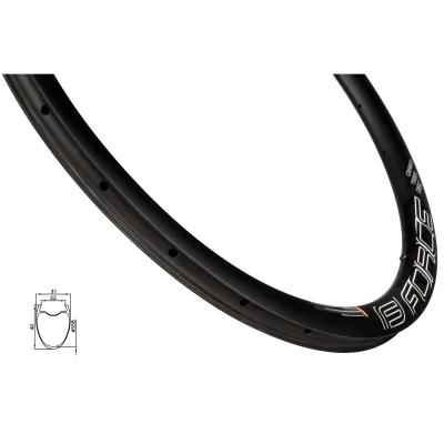 Force Ráfek GRAVEL plášťový KARBON 40mm, 24děr Force Ráfek GRAVEL plášťový KARBON 40mm, 24děr