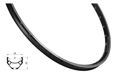 Force Ráfek PRIME 559x21 32děr, černý