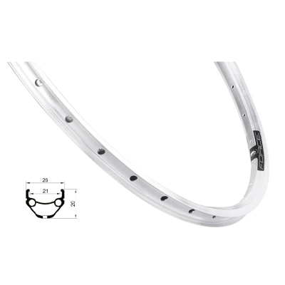 Force Ráfek PRIME 559x21, 32děr, stříbrný Force Ráfek PRIME 559x21, 32děr, stříbrný