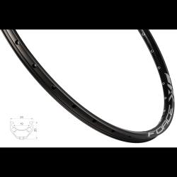 Force Ráfek XC BASIC DISC 559x19, 32děr, černý Force Ráfek XC BASIC DISC 559x19, 32děr, černý