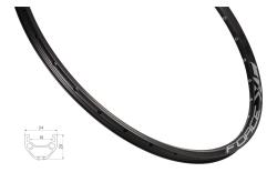 Force Ráfik XC BASIC DISC 559x19, 36 dier, čierny Force Ráfik XC BASIC DISC 559x19, 36 dier, čierny