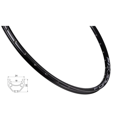 Force Ráfek XC BASIC DISC 622x19 32děr, černý