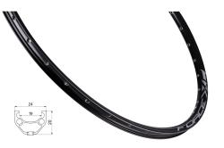 Force Ráfik XC BASIC DISC 622x19 36 dier, čierny
