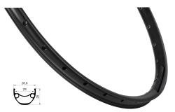 Force Ráfek XC DISC 584x23, 32děr, černý Force Ráfek XC DISC 584x23, 32děr, černý