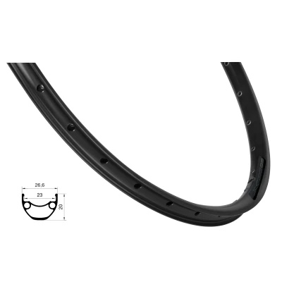 Force Ráfek XC DISC 584x23, 32děr, černý Force Ráfek XC DISC 584x23, 32děr, černý