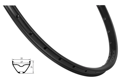 Force Ráfek XC DISC 584x27, 32děr, černý