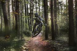 Force RECKLESS černo-žluto-šedý mtb dres - dl. rukáv