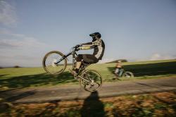 Force RECKLESS černo-žluto-šedý mtb dres - dl. rukáv