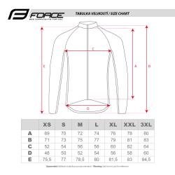 Force RECKLESS černo-oranžový mtb dres - dl. rukáv
