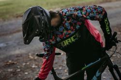 Force RECKLESS černo-růžovo-fluo mtb dres - dl. rukáv