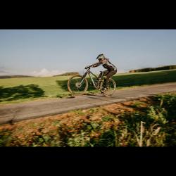 Force RECKLESS černo-oranžový mtb dres - dl. rukáv