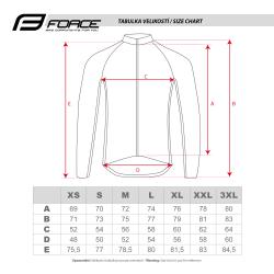 Force RECKLESS černo-oranžový mtb dres - dl. rukáv