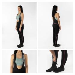 Force REFLEX LINE LADY černé dámské cyklokalhoty bez vložky