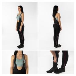 Force REFLEX LINE LADY černé dámské cyklokalhoty bez vložky POUZE XXL (VÝPRODEJ)