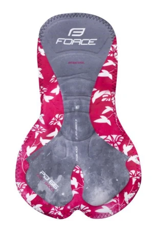 Force REFLEX LINE LADY černo-růžové dámské cyklokalhoty s vložkou POUZE XS (VÝPRODEJ)