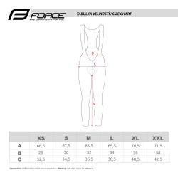 Force REFLEX LINE LADY čierno-ružové dámske cyklistické nohavice s vložkou