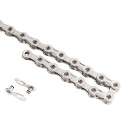 Force Reťaz P9 E-bike 9-kolový 138 článkov, celostrieborný