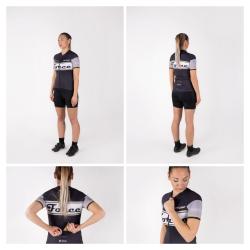 Force RETRO UNI černo-zlatý dres - kr. rukáv