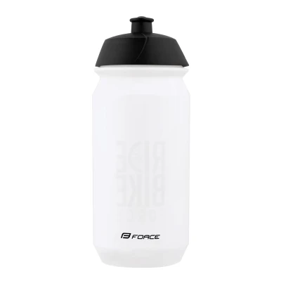 FORCE RIDE BIKE 0,5 l transparentní-černá láhev na kolo