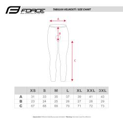 Force RIDGE čierno-šedé pánske cyklonohavice - bez vložky