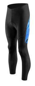 Force RIDGE černo-modré pánské cyklokalhoty - s vložkou