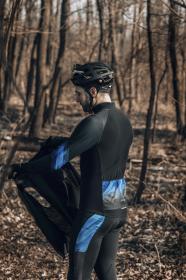 Force RIDGE čierno-modré pánske cyklonohavice - s vložkou