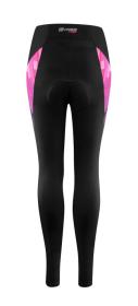 Force RIDGE LADY černo-růžové dámské cyklokalhoty - s vložkou POUZE S (VÝPRODEJ)