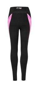 Force RIDGE LADY čierno-marhuľové dámske cyklokalhoty - bez vložky