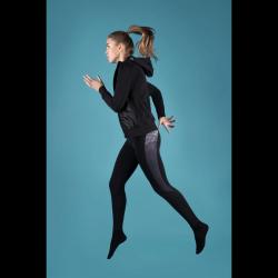 Force RIDGE LADY černo-šedé dámské cyklokalhoty - bez vložky