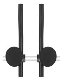 Force Řídítka nástavce FLAT rovné Al, černé mat