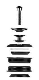 Force Řízení AHEAD 1 1/8[34] polointegr. Al, černé