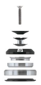 Force Riadenie TAPER 1 1/8[34] -1 1/2[34] 36°integrované čierne