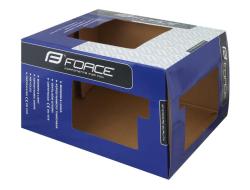 Force ROAD černá cyklistická přilba POUZE černá mat/lesk S - M (VÝPRODEJ)