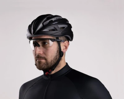 Force ROAD černá cyklistická přilba POUZE černá mat/lesk S - M (VÝPRODEJ)